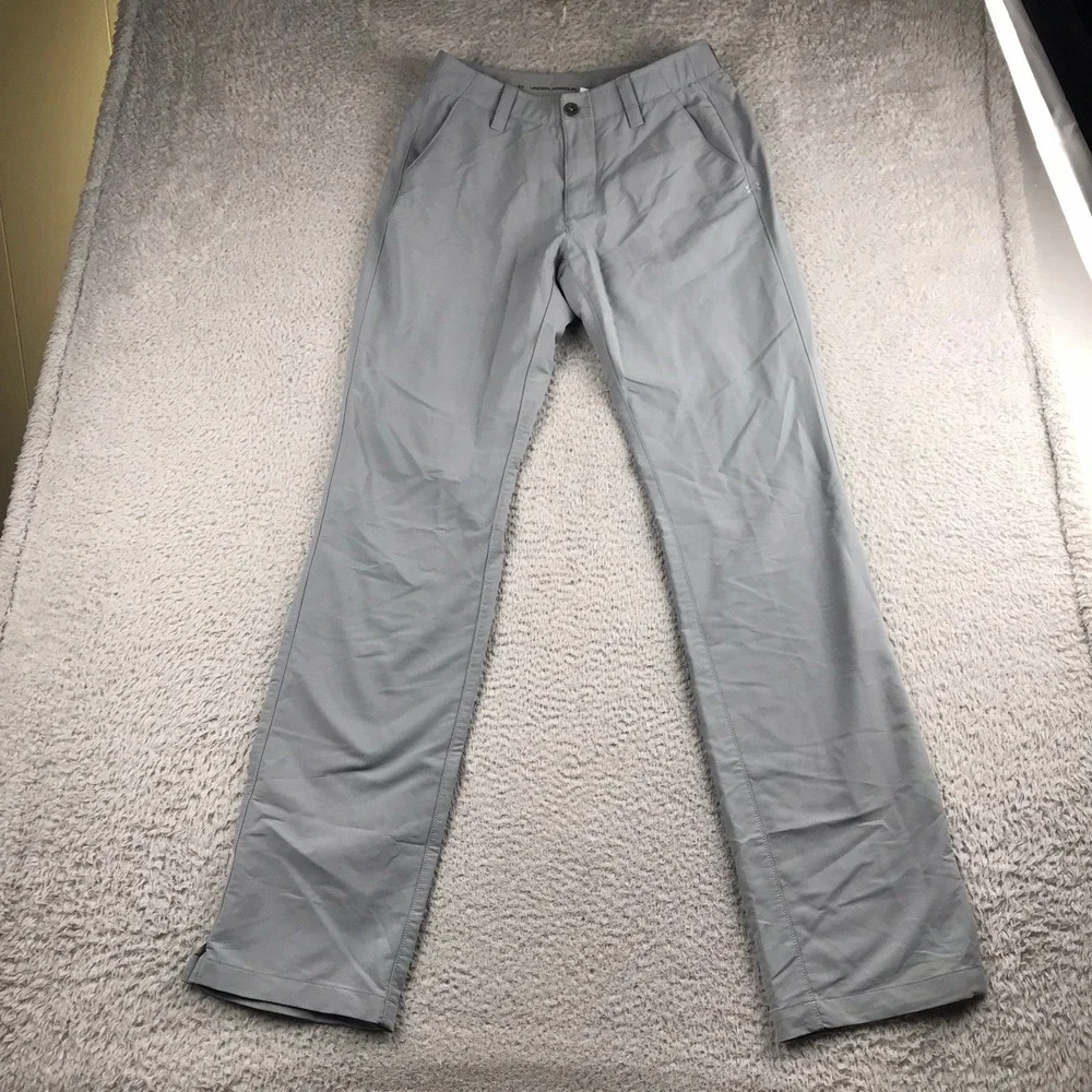 Under Armour Match Play Golf Pants Mens 30 (30x35) Gray Performance Stretch